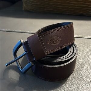 Dickies Brown Leather Belt, 50/125